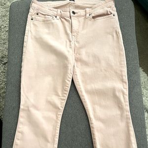 Skinny jean pale pink